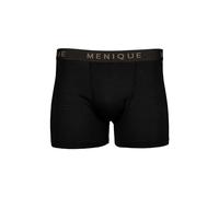menique Sous-vêtements en laine mérinos pour homme - Couche de base pour homme - Anti-frottements - Doux et respirant - Sans odeur, Noir, M
