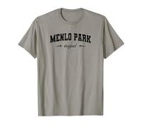 Menlo Park California Retro Hometown Nom Menlo T-Shirt