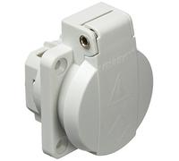 Mennekes 101700018 bases Schuko Borna rapide 16 A/230 V, prises de courant Schuko, IP 54 degré de protection, gris