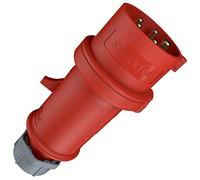 Mennekes 33 - Fiche 3 pôles + neutre + terre 16a ip-44 400v rouge référence 33