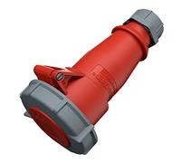 Mennekes 550 Amv-top seul connecteur partie du corps, DE PROTECTION IP 67, 6 heures Terre position, courant de, 16 A, 5 pôles 400 V, Rouge