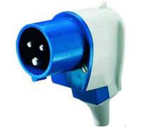 MENNEKES CEE plug 3p 16A IP44 230V/bl 6h screw cl