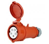 Mennekes Drehstrom CEE-Kupplung, rouge, 32 A