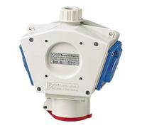 MENNEKES Mennekes DELTA-BOX CEE 16A 5P, 2x Schuko 92915 Quantité:1