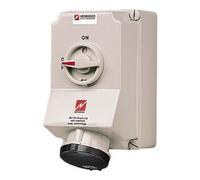 MENNEKES Mennekes Prise murale DUO 63A, 4p, 7h, 500V, IP44 5957A Quantité:1