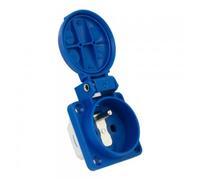 Mennekes prise française/belge en saillie 230V 16A IP44 couvercle rabattable prise type 11111