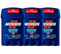 MENNEN Déodorant Stick Marine Lot de 3 x 50 ml