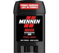 MENNEN - Protection 24h Anti-Transpirante Homme, Parfum Musk Frais et Subtil (Stick) - Le Lot De 3