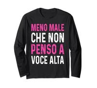 Meno mâle Che Non Penso A Voce Alta Divertenti ironico Manche Longue
