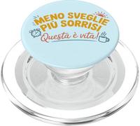Meno Sveglie Più Sorrisi - Questa è Vita Pensione Divertente PopSockets PopGrip pour MagSafe