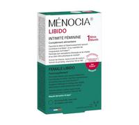 MÉNOCIA® Libido - Complément Alimentaire Intimité Féminine - Tribulus, Ginseng, Vitamines B3 & B8, Hyaluronate - Pré-Ménopause & Ménopause - 60 Comprimés