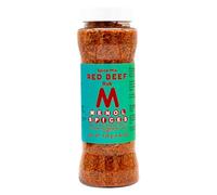 Menol Spices Red Beef BBQ Spice Rub 125 g, -20 % sel, frotter barbecue, assaisonnement pour barbecue, assaisonnement pour viande, assaisonnement pour steak, sel d'assaisonnement, assaisonnement