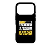 Ménopause drôle Blague ménopause en Cours Tourner Autour Coque pour iPhone 17 Pro