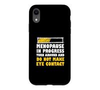 Ménopause drôle Blague ménopause en Cours Tourner Autour Coque pour iPhone XR