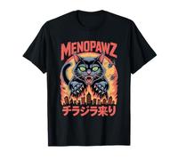Ménopause Femmes ménopausées Chasse Hormonal Le Chat de Changement T-Shirt