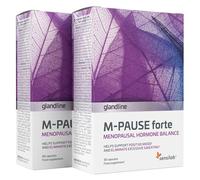 Menopause - Sauge, Melisse, Biotine, Safran, Calcium, Chrome, Clou de Girofle, Poivre Noir - 60 Capsules pour 60 Jours - Glandline M-Pause Forte, Sensilab
