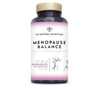 Menopause Traitement Naturel sans Hormones avec Soutien Clinique. 45 Capsules avec 14 Ingrédients. Oméga 3, Vitamine D3 K2, Vitamine B, Clou de Girofle, Chrome. Pré-Ménopause. N2 Natural Nutrition