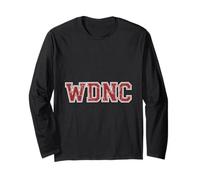 Ménopause WDNC College Style Funny We Do Not Care Manche Longue