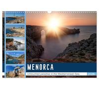 Menorca Untouched paradise in the Mediterranean Sea (Wall Calendar 2026 DIN A3 landscape), CALVENDO 12 Month Wall Calendar: The little sister of the Balearic Islands in Spain beyond the mass tourism.