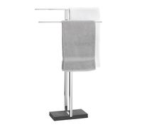 Blomus Menoto - Porte-serviettes 50x86x16cm argent/noir PxHxP 50x86x16cm