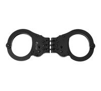 Menottes à charnière Hinge steel Double lock Alcyon - Black