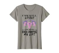 Menottes Adieu Utérus Féminisme Féministe Hystérectomie T-Shirt