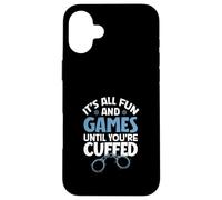 Menottes Amusantes - Application de la Loi Coque pour iPhone 16 Plus