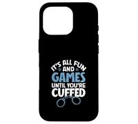 Menottes Amusantes - Application de la Loi Coque pour iPhone 16 Pro