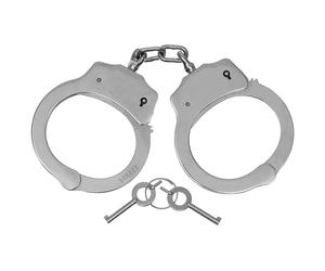 Menottes en acier Delux MFH - Silver
