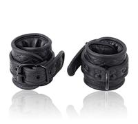 Menottes en cuir - Série Black Diamond™ de MEO® - Taille - small/medium