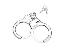 Menottes en Métal avec Clés, Accessoire Cosplay Menotté, Menottes Professionnelles, Jouet pour Le Jeu Rôle la Police Costumes Fête Halloween,Accessoire Menotté Pretend Jouer Props,menottes enfant