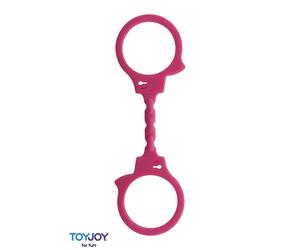 Menottes silicone stretchy - rose