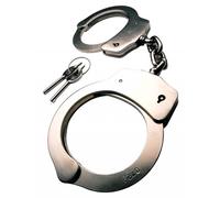 Menottes véritables acier nickelé