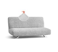 Menotti Housse de Protection pour canapé-lit 2 ou 3 Places - Tissu élastique Extensible - Microfibra - Perle (canapé-lit sans accoudoirs)
