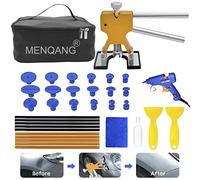 MENQANG Outils de débosselage sans peinture, 39 pièces avec pistolet à colle, débosselage mineur et ventouse (doré)
