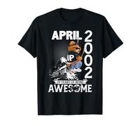 Mens 24th Birthday Legends April 2002 Vintage 24 Years Old T-Shirt