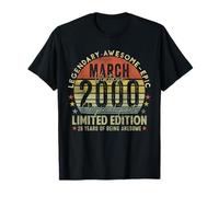 Mens 26th Birthday Legends March 1996 Vintage 26 Years Old T-Shirt