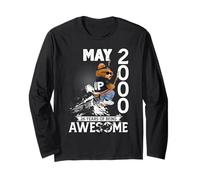 Mens 26th Birthday Legends May 2000 Vintage 26 Years Old Manche Longue