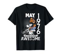 Mens 50th Birthday Legends May 1976 Vintage 50 Years Old T-Shirt