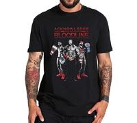 Men's Acknowledge The Bloodline T Shirt Professional Wrestling 2022 T-Shirt Unisex Novelty Tee Shirt 100% Cotton Black XXL