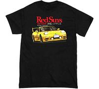 Men's Akagi RedSuns Keisuke Takahashi Initial D JDM Drift Racing t-Shirt Black S