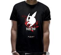 Men's Akame GA Kill Night Raid T-Shirts S Black Graphic Unisex Tee Shirt Black L
