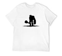 Men's Amtted Shadow of The Colossus Unique Short Sleeve for Adult T-Shirts White S