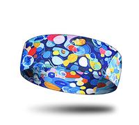 Men's And Women's Headband Sweat-proof Belt And Sports Headband Moisture Wicking Exercise Sweat-proof Belt Running Yoga pour Courir, Yoga, Gym(Bleu)