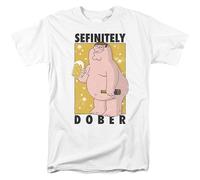 Men's Animated TV Comedy Series Peter Sefinitely Dober Adult Tee T-Shirts White L