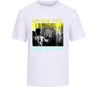 Men's Arcade Fire Reflektor Mens Women Cotton Tee T-Shirts White S