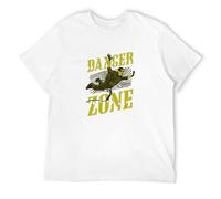 Men's Archer Danger Zone TV Show Cotton Black Graphic Tee are Comfortable T-Shirts White XL