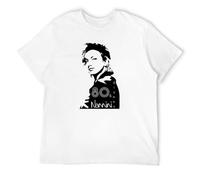 Men's Art T-Shirt, Shirt Gianna Nannini 80, Man White XL