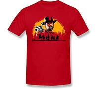 Mens Arthur Morgan Graphic Blouse Short Sleeve Casual T Shirt T-Shirts à Manches Courtes(Medium)