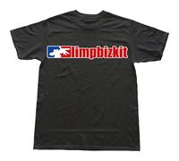 Men's Artist Screw Neck Limp Bizkit T Shirt Black T-Shirt Black S
